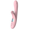 Generique Vibro Rabbit chauffant Lilo Heat 23cm Rose